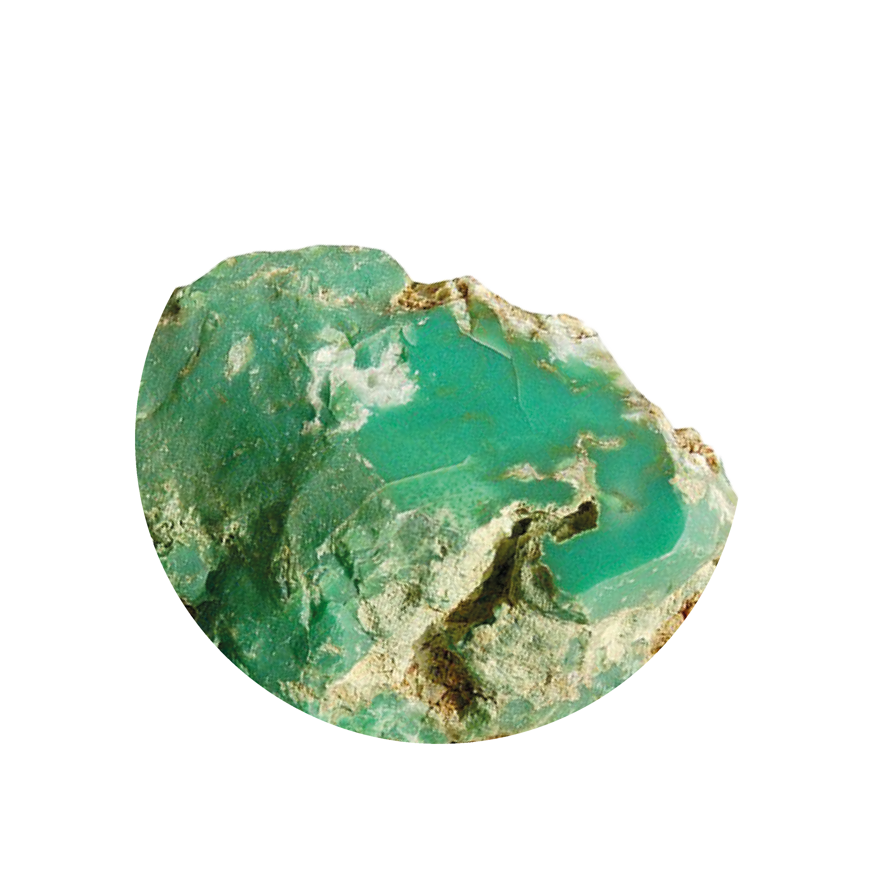 Bijoux avec Chrysoprase