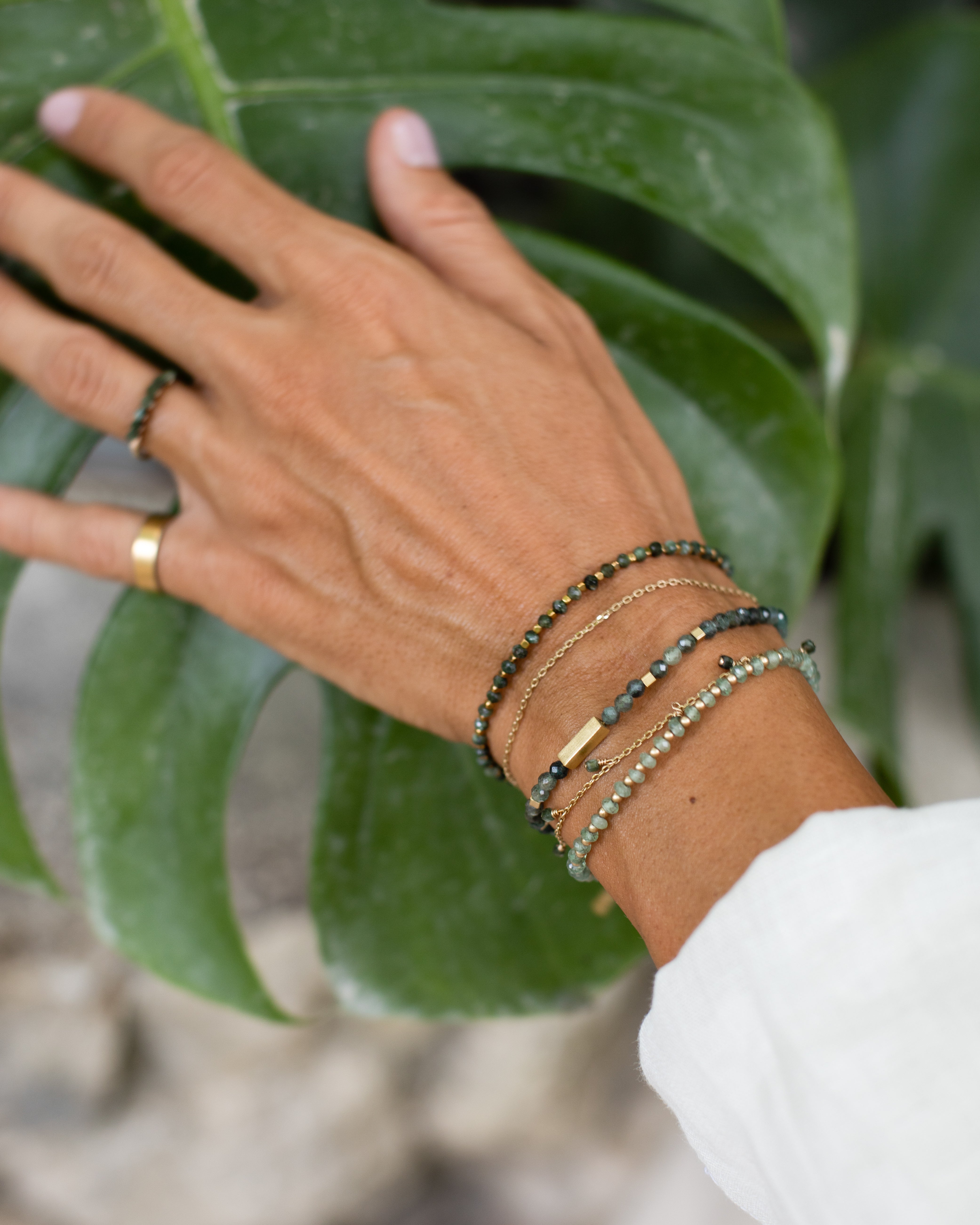 Bracelet DEA - Apatite verte