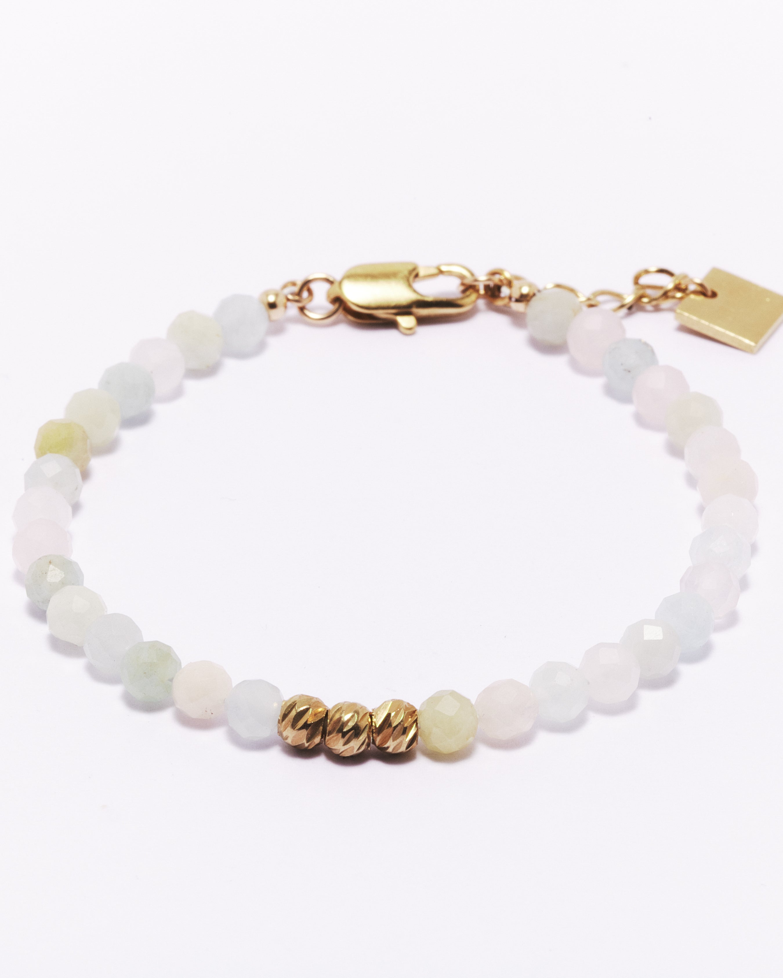 Bracelet ARISANA - Morganite & Aigue-marine