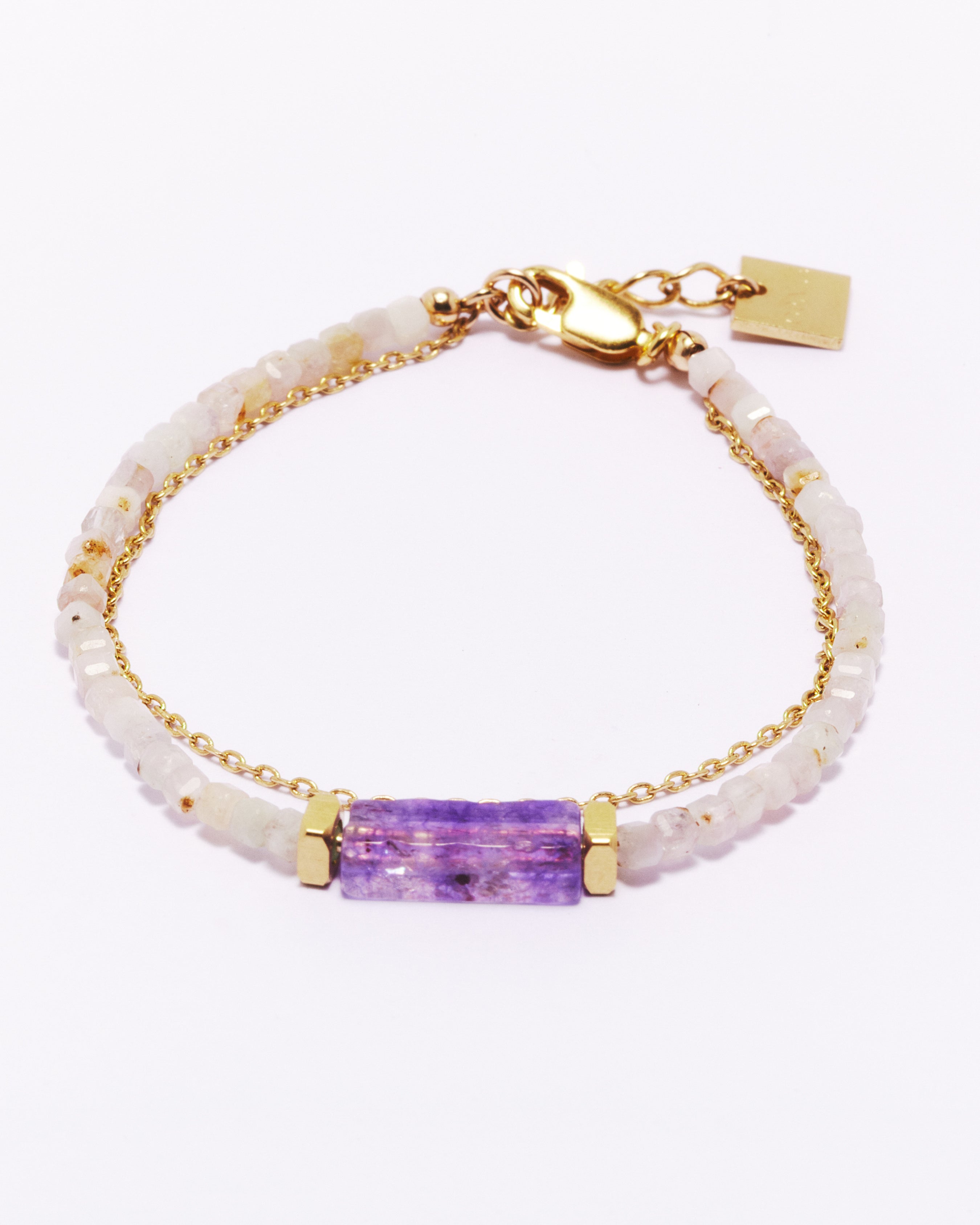 INARA Bracelet - Kunzite & Amethyst