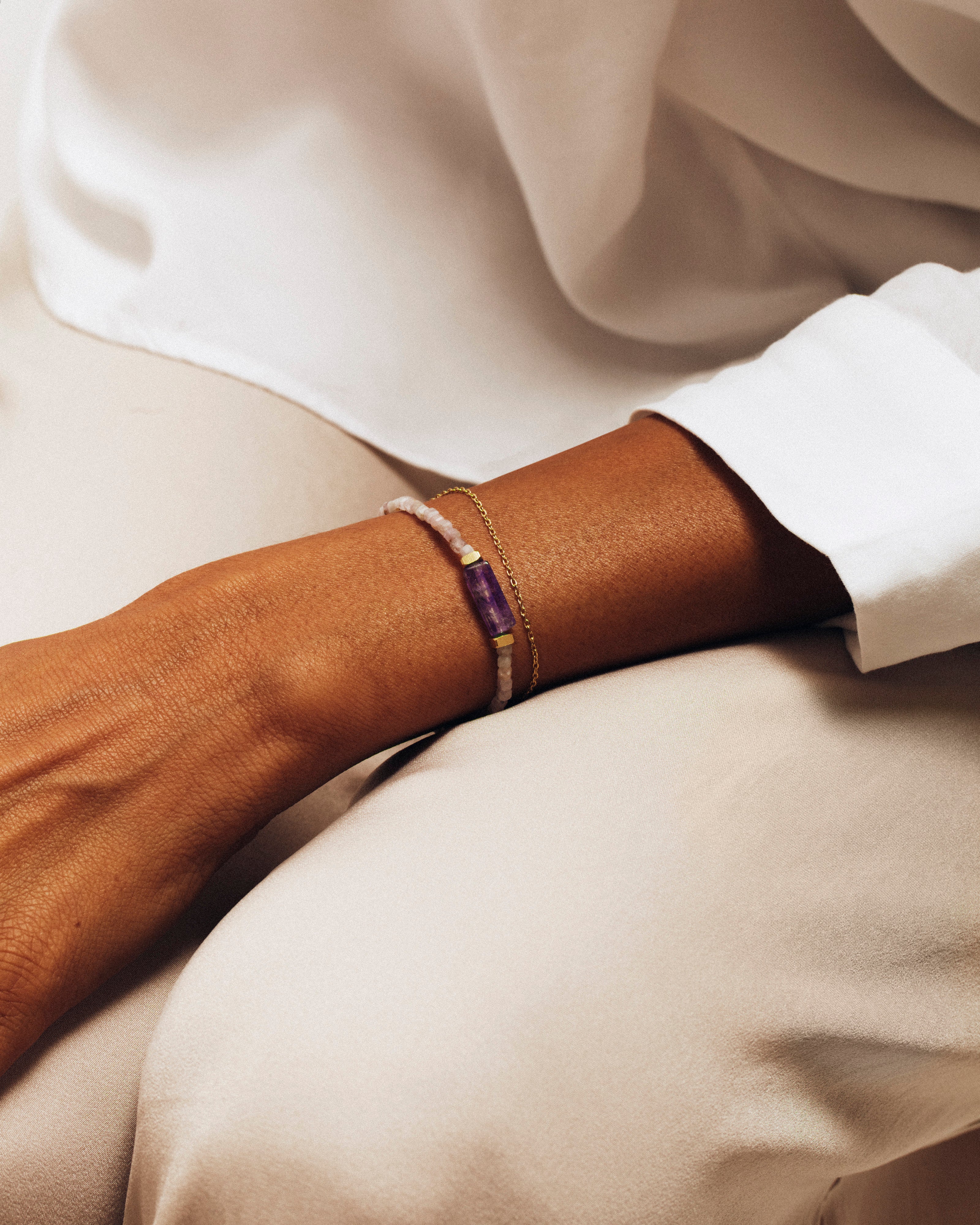 INARA Bracelet - Kunzite & Amethyst