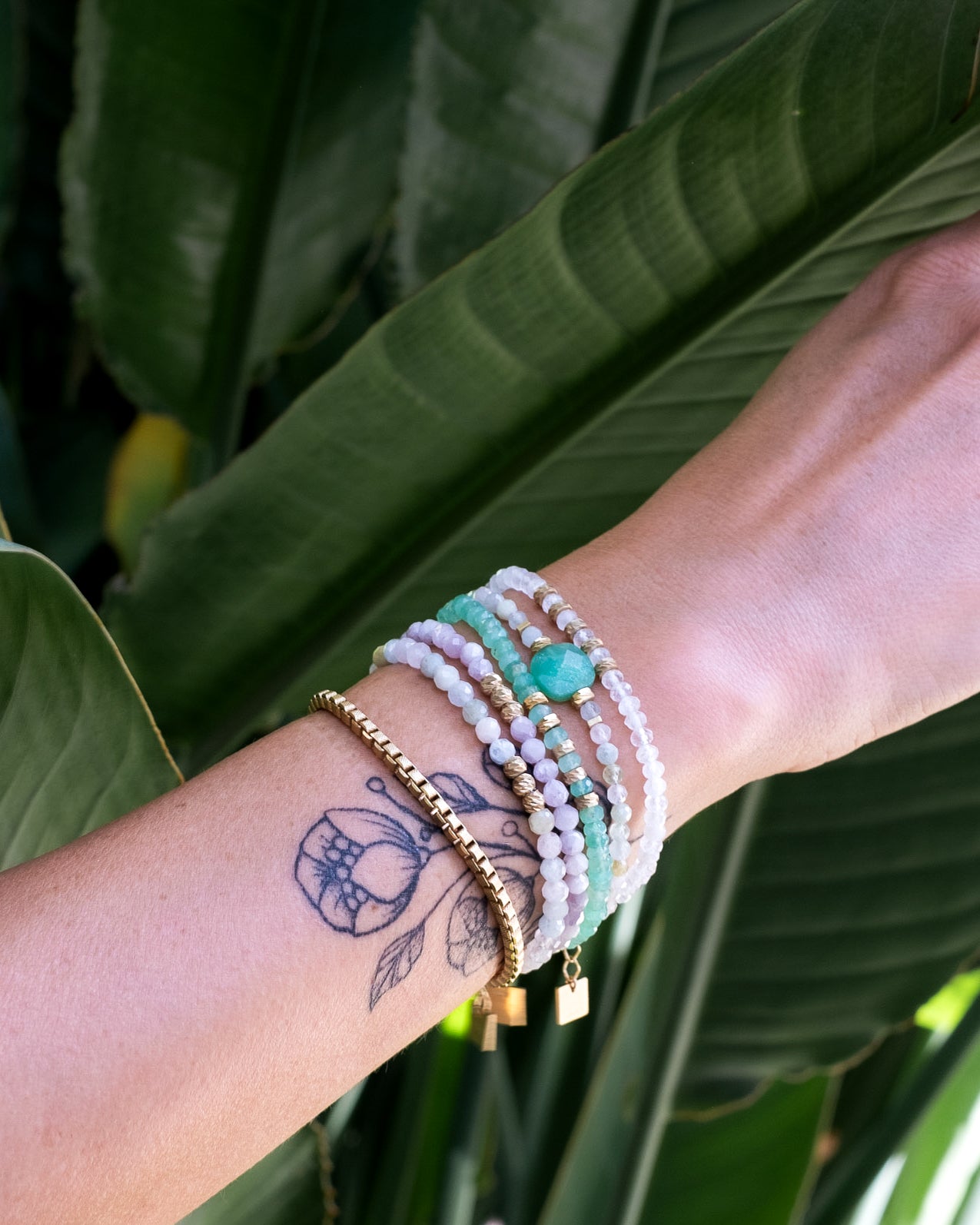 Bracelet LENORA - Pierre de lune