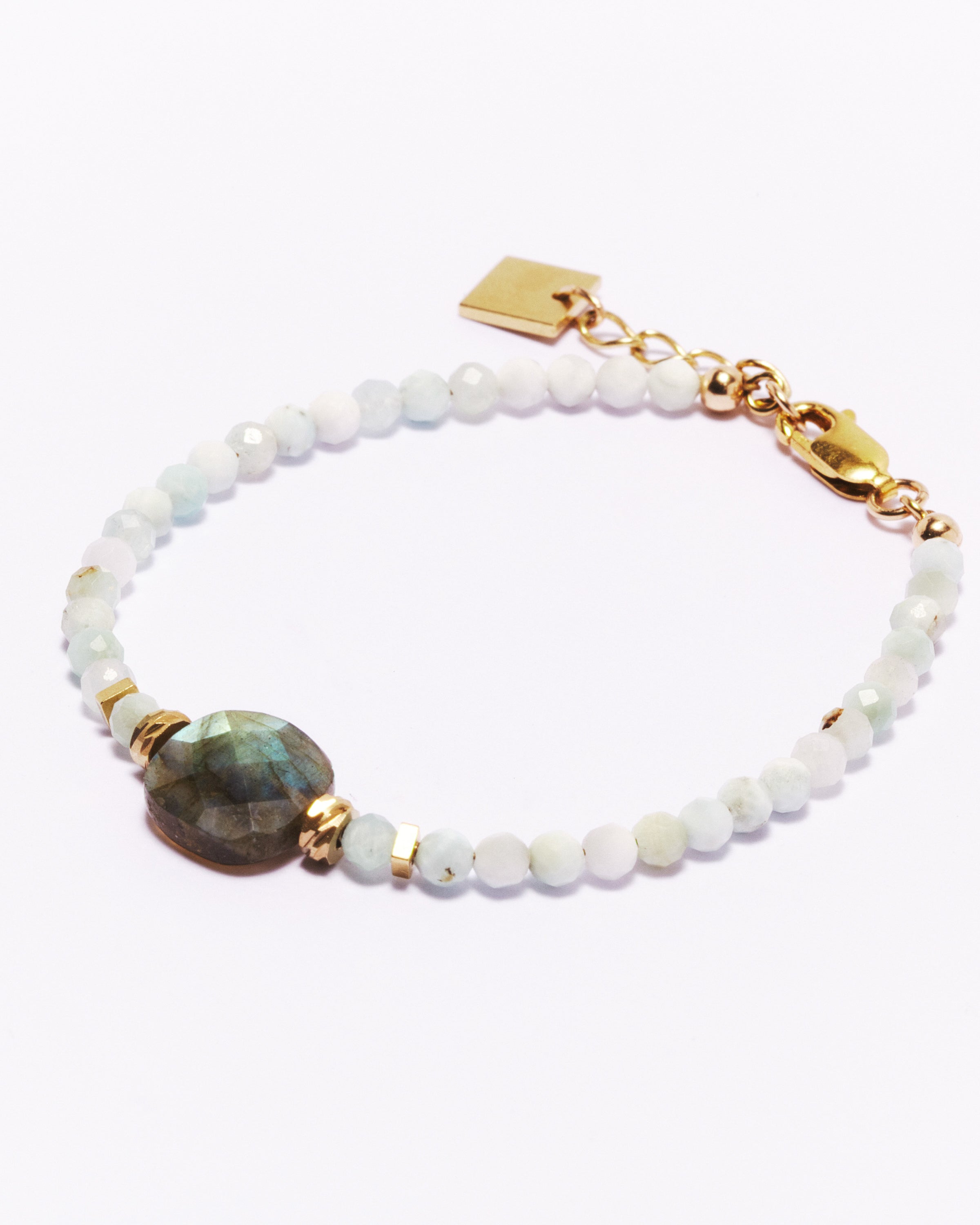 Bracelet NERA - Larimar & Labradorite