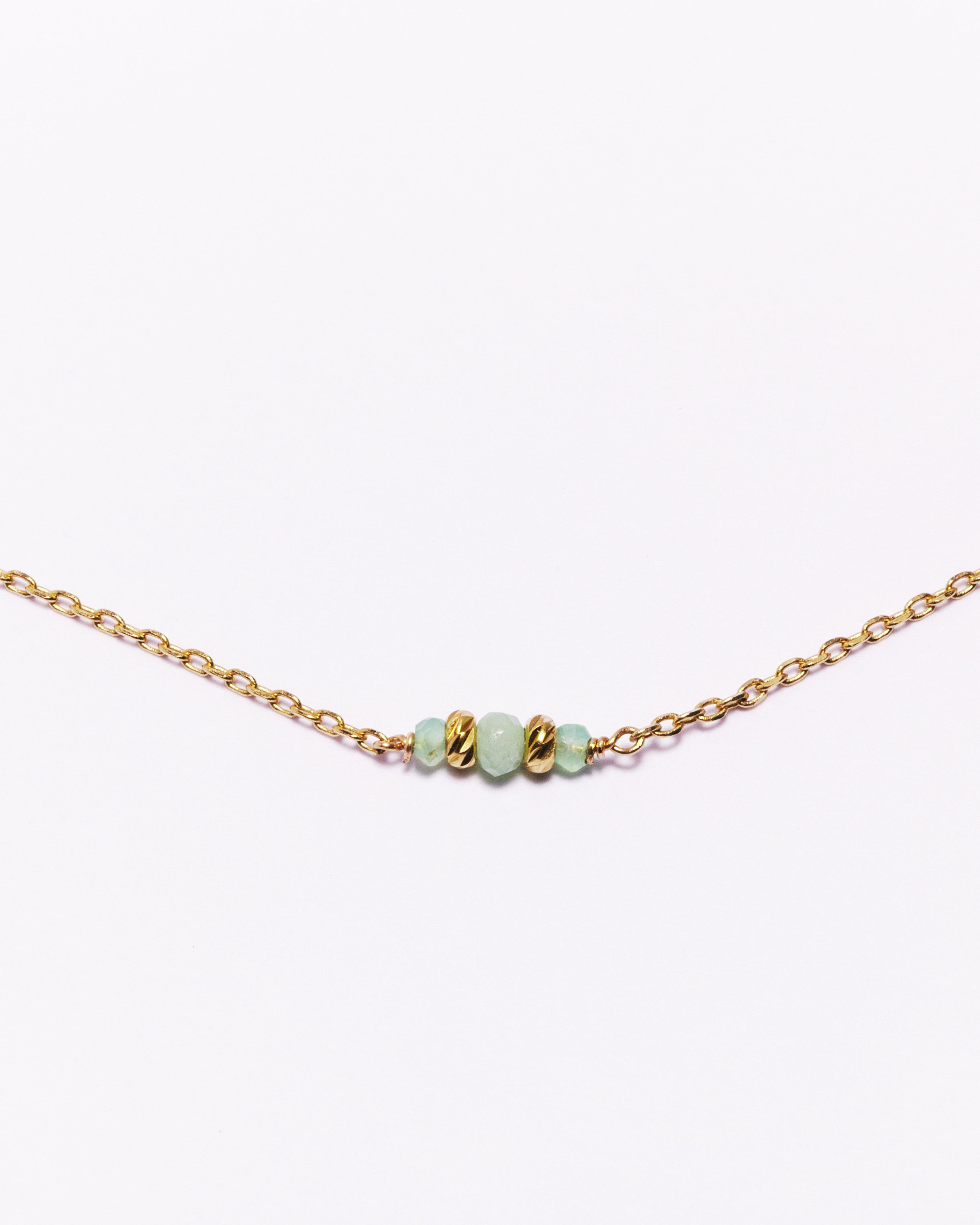 Collier LENORA - Chrysoprase