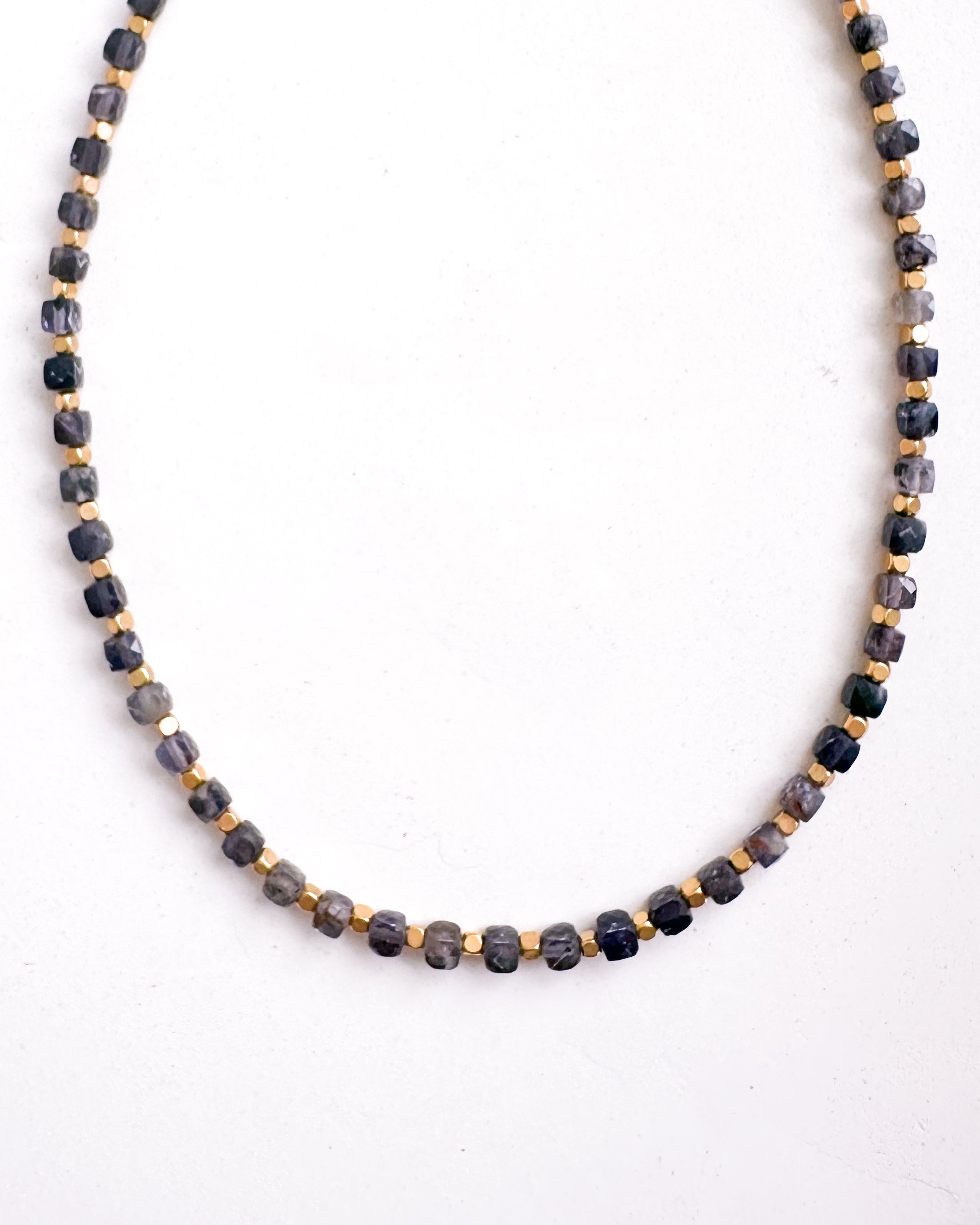 Collier KALEA - Iolite & Or