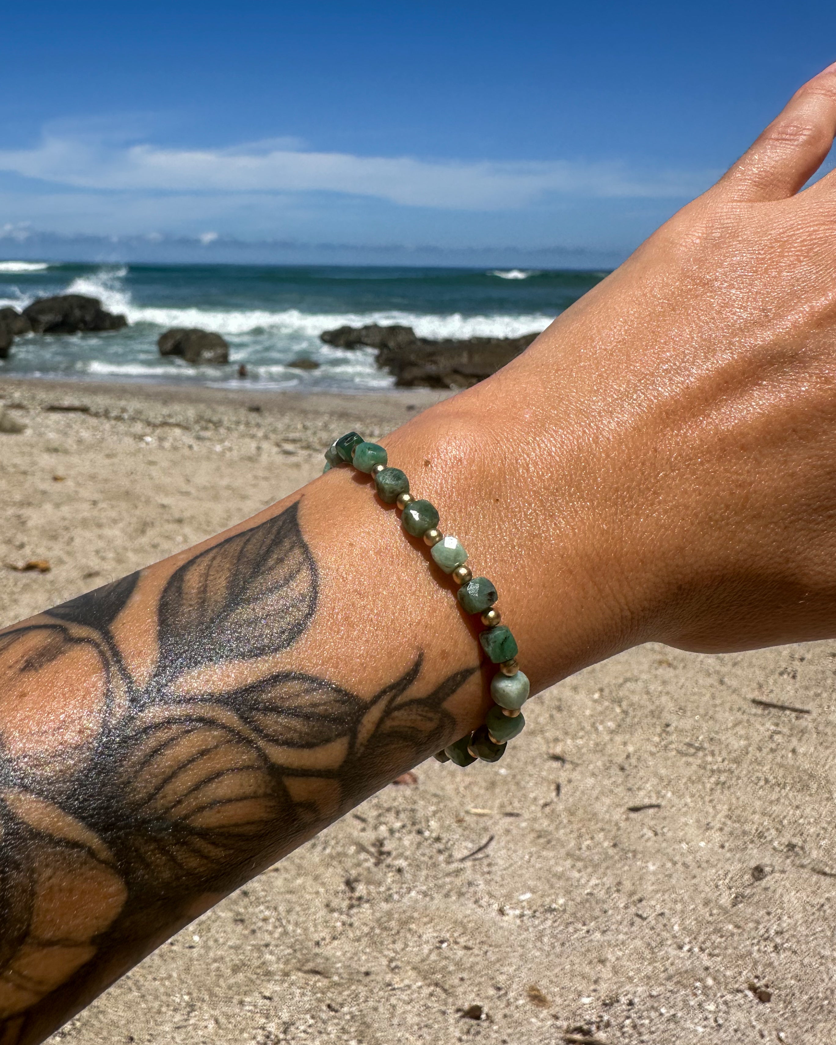 Bracelet ZAURA - Emeraude