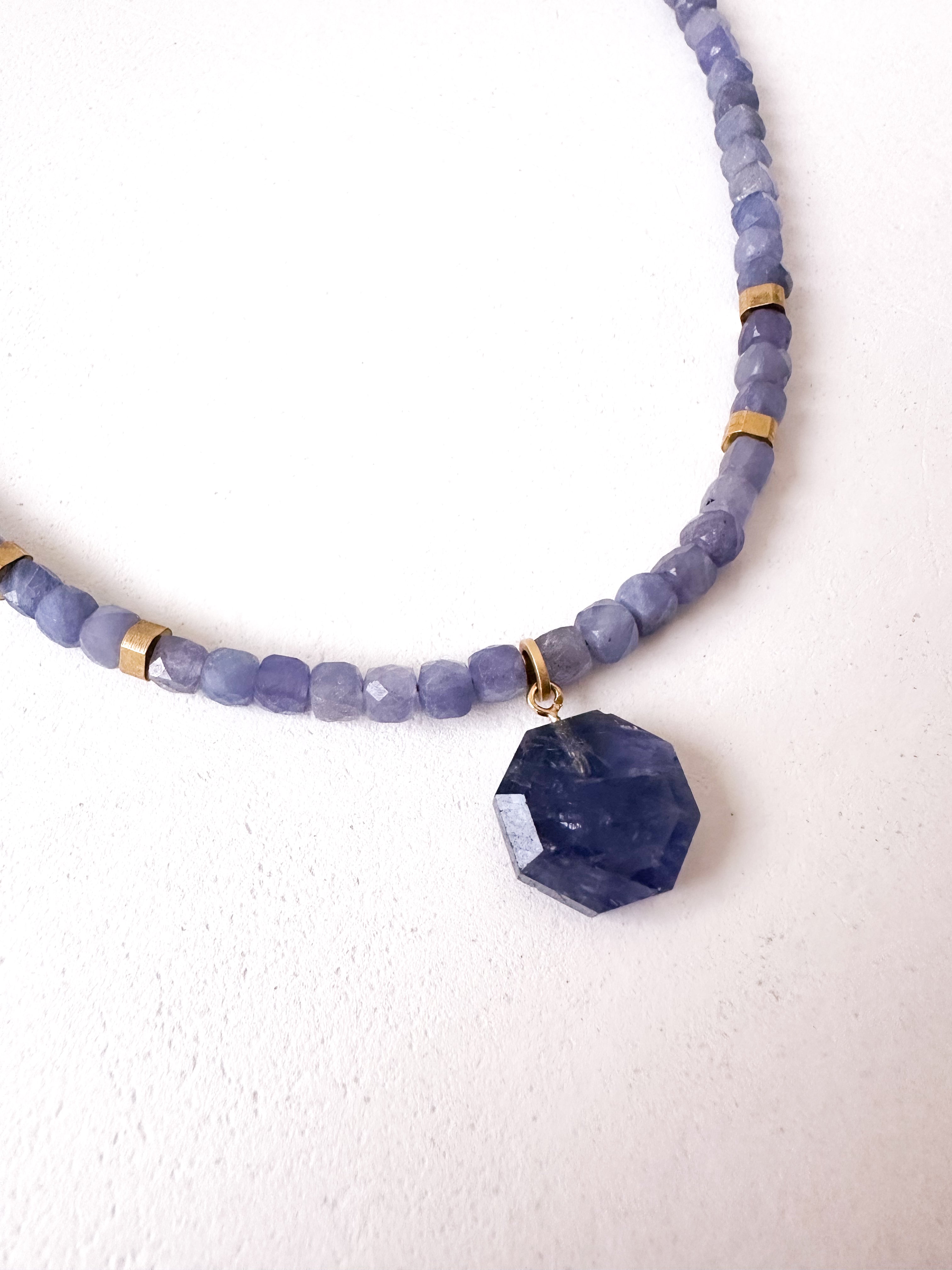 Collier AKAIA - Tanzanite & Iolite