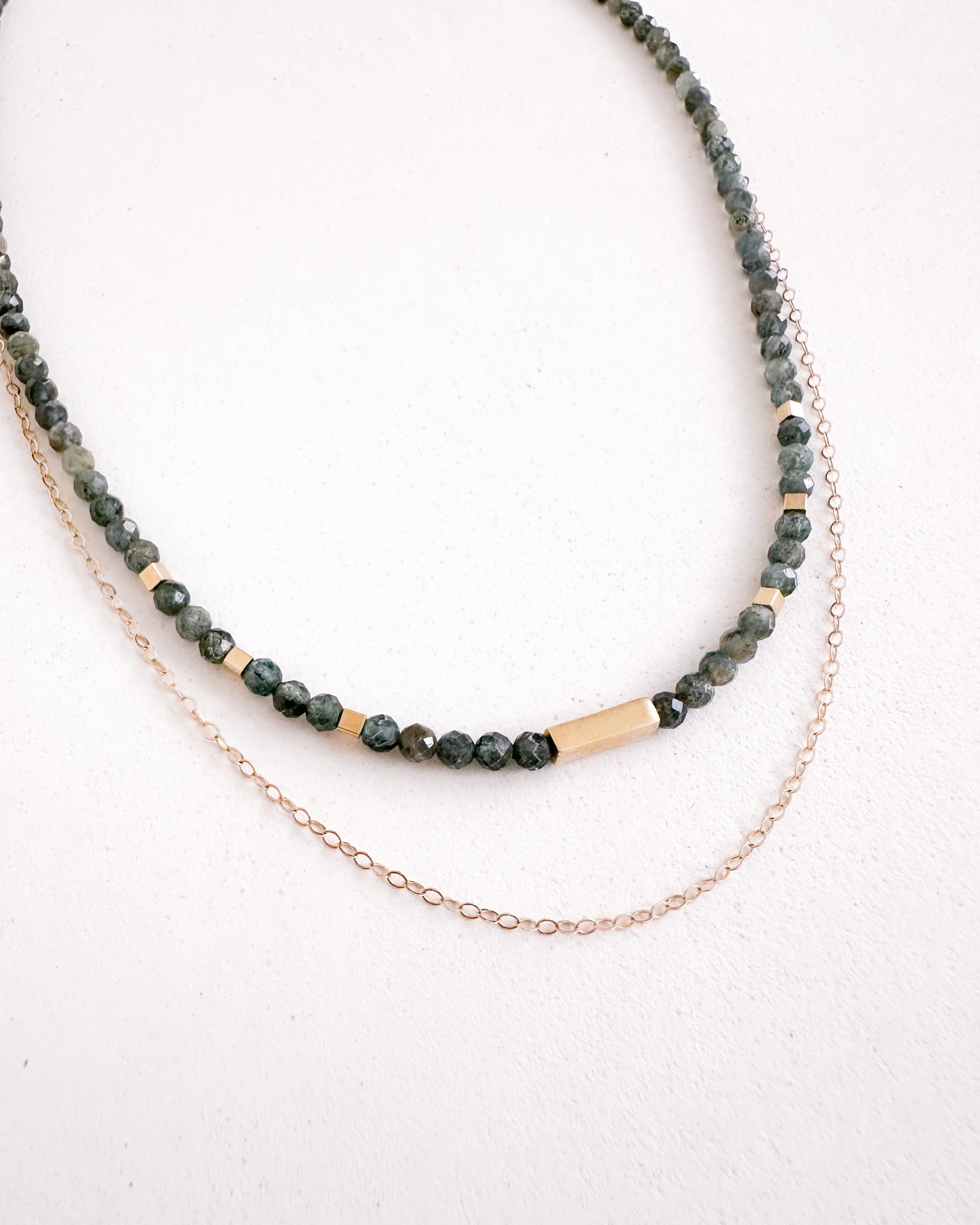 Collier MIRAY - Cyanite verte