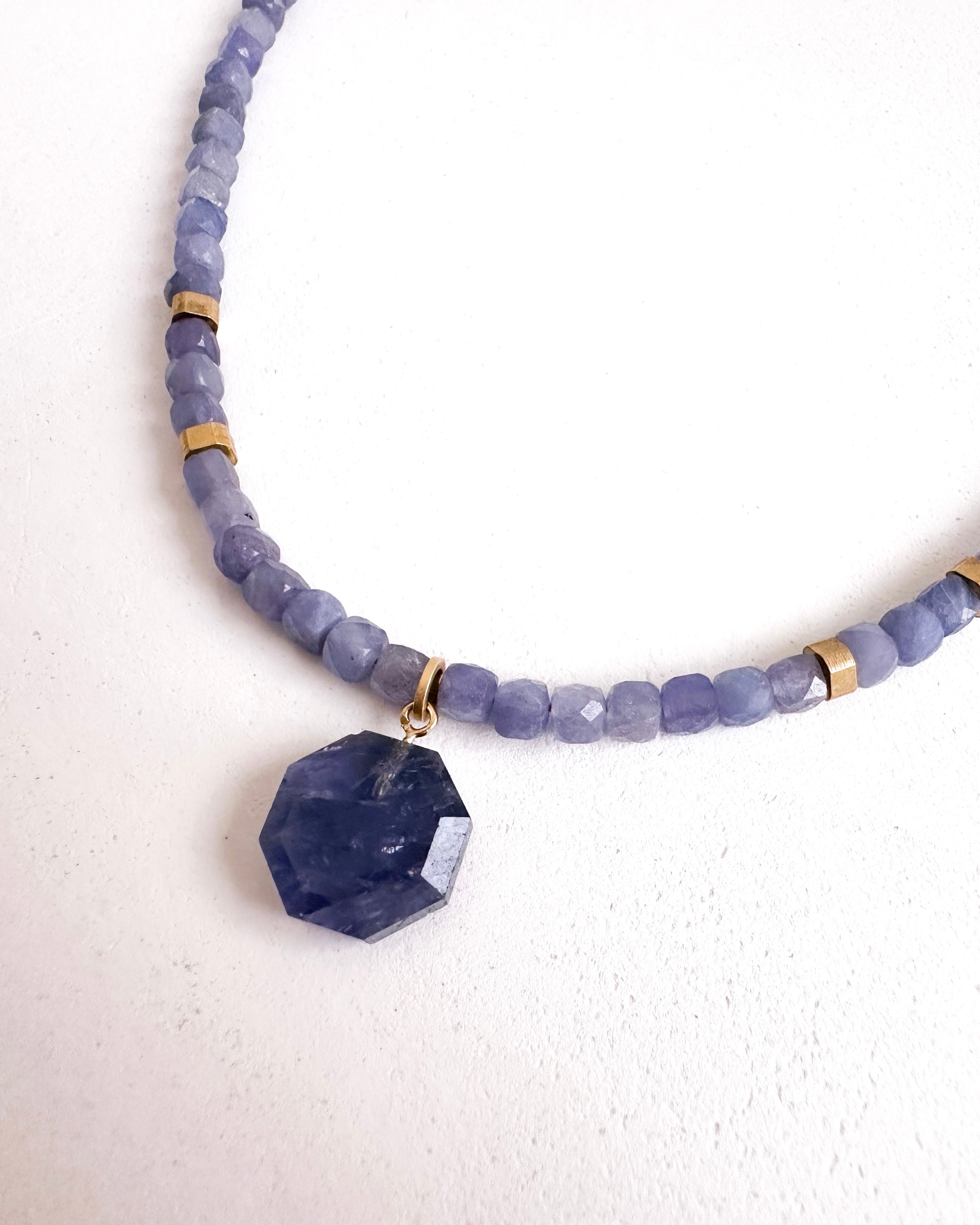 Collier AKAIA - Tanzanite & Iolite