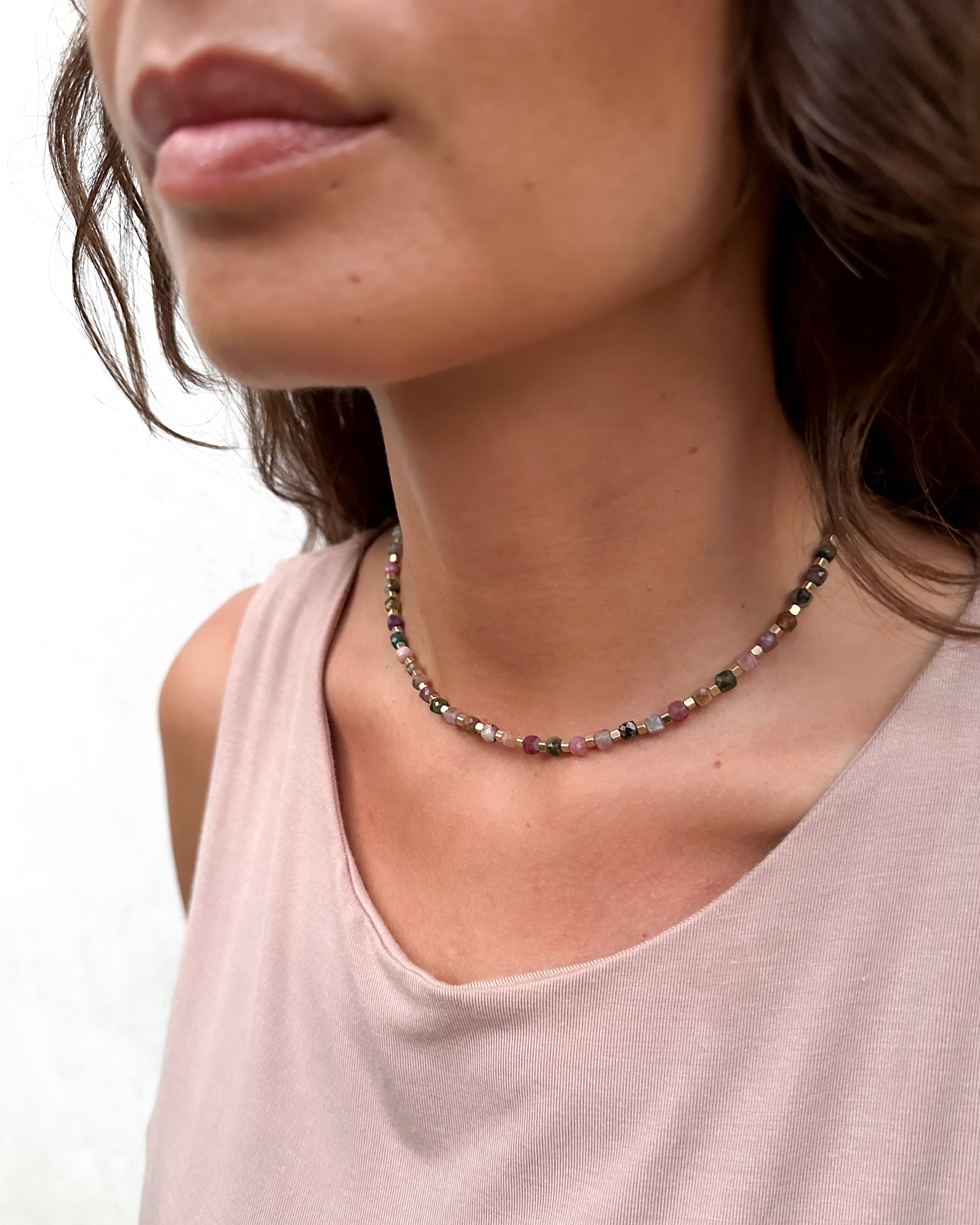 Collier KALEA - Tourmaline melon d’eau